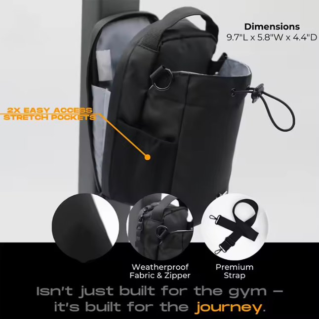 Magnetic Fitness Water Bottle Bag