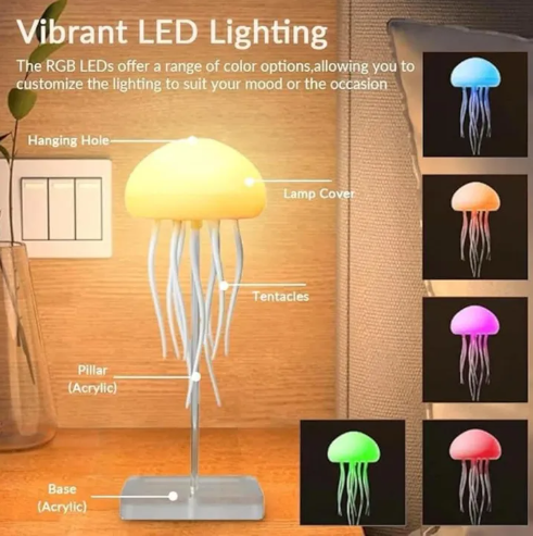 Dynamic Jellyfish Table Lamp