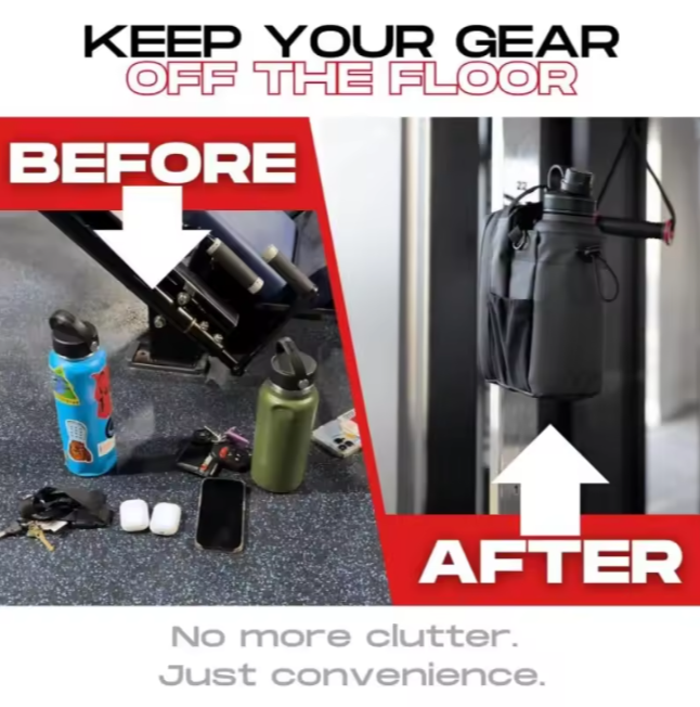 Magnetic Fitness Water Bottle Bag