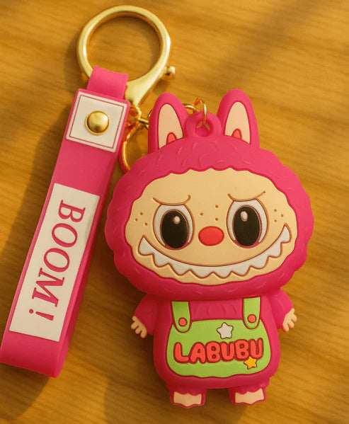 Labubu Wrist‑Strap Keychain