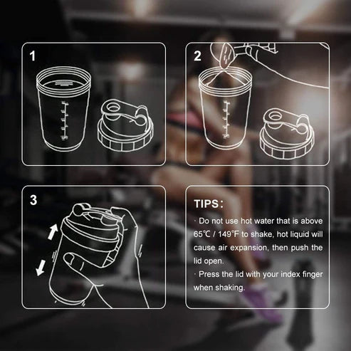 Body Armor Protein Shaker Bottle